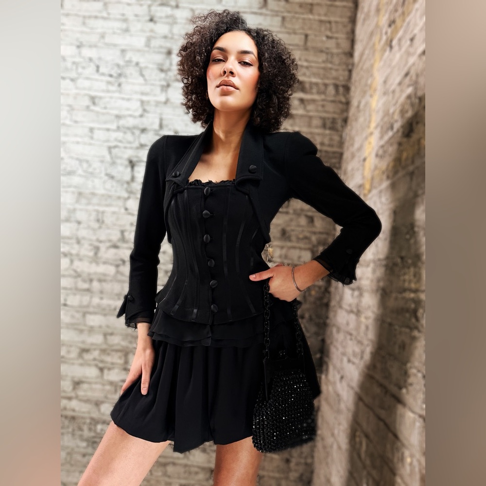 Tadashi Shoji Corset Blazer
